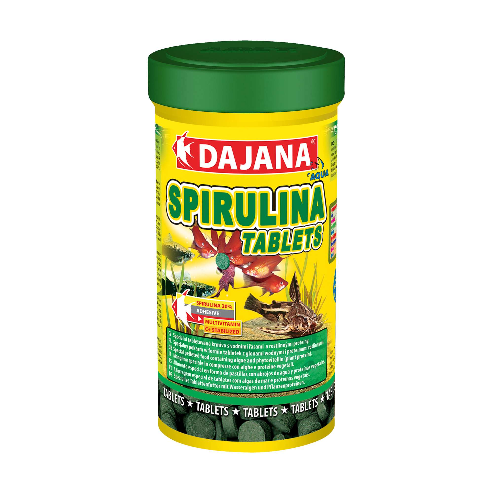 Alimento SPIRULINA TABLETS de DAJANA 250 ml