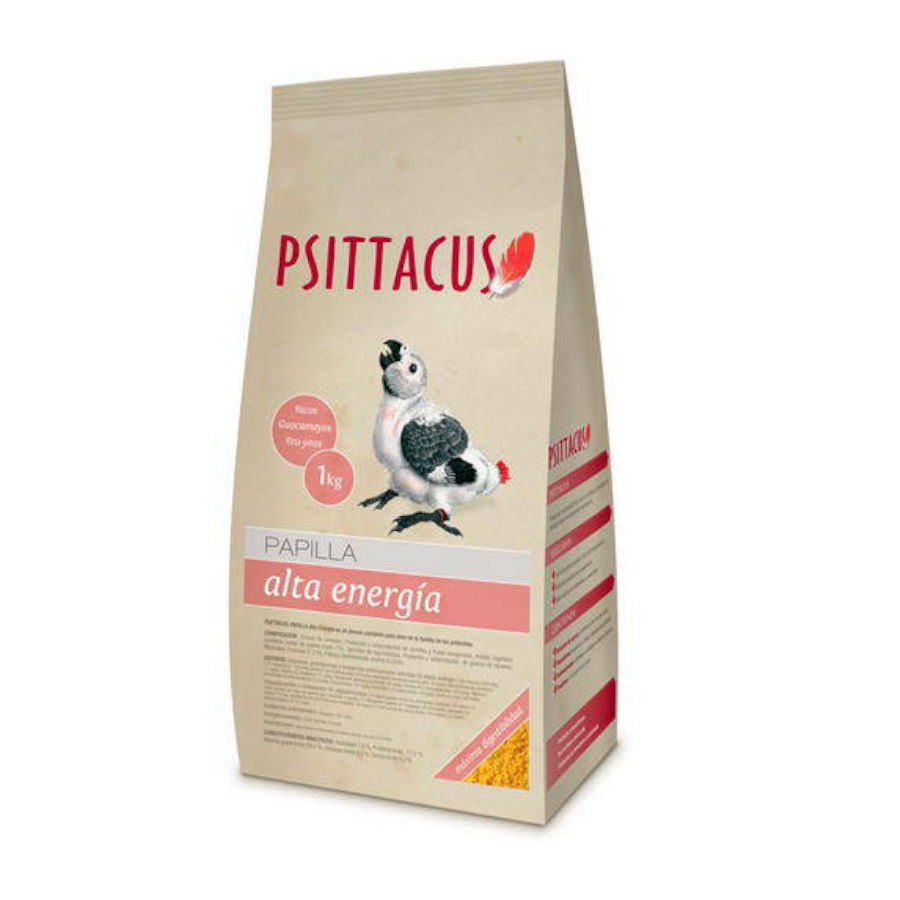 1 KG Psittacus Alta Energía Papilla para pájaros
