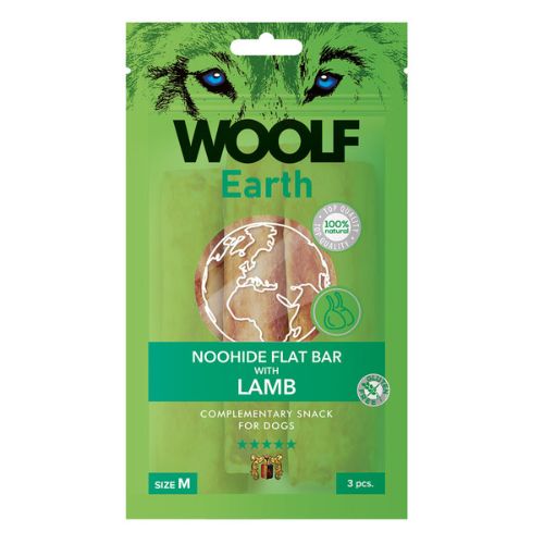 Woolf Earth Noohide M Barrita Plana con Cordero