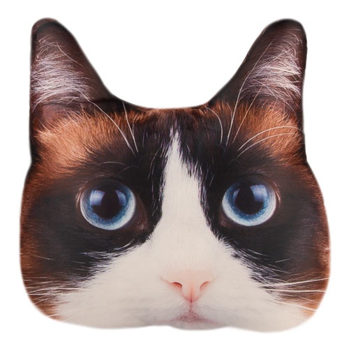 TK-Pet Face Zen  cojín decorativo con cara de gato image number null