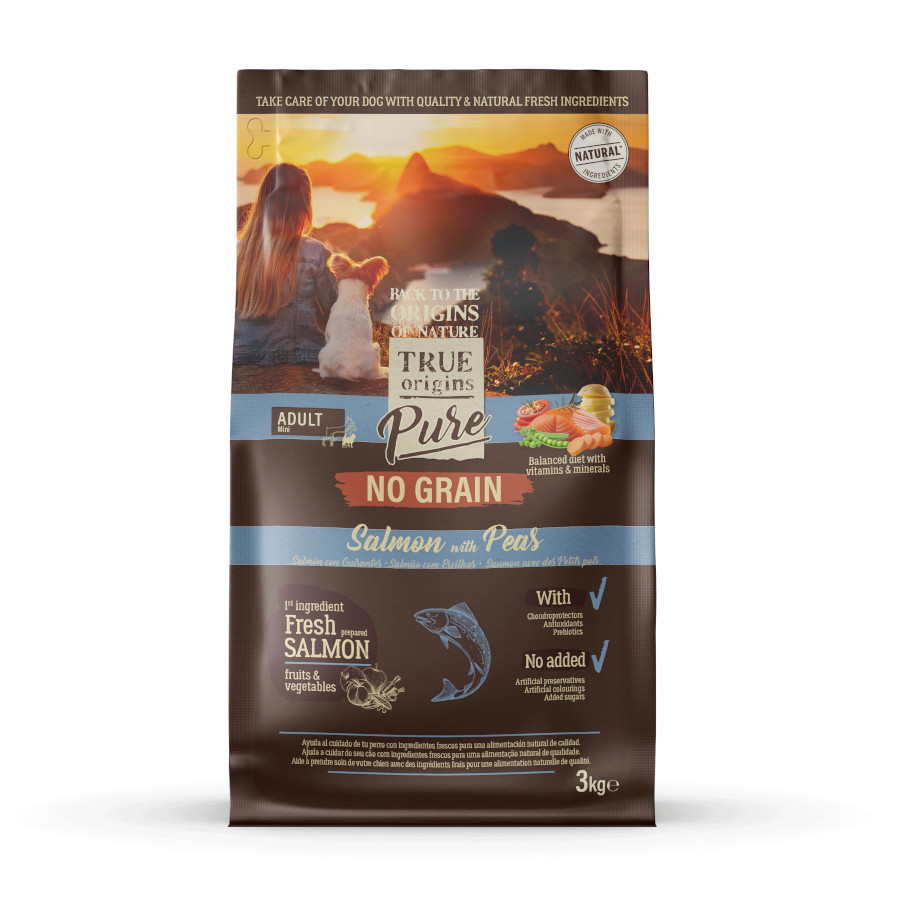 True Origins Pure Grain Free Adult Mini Salmón