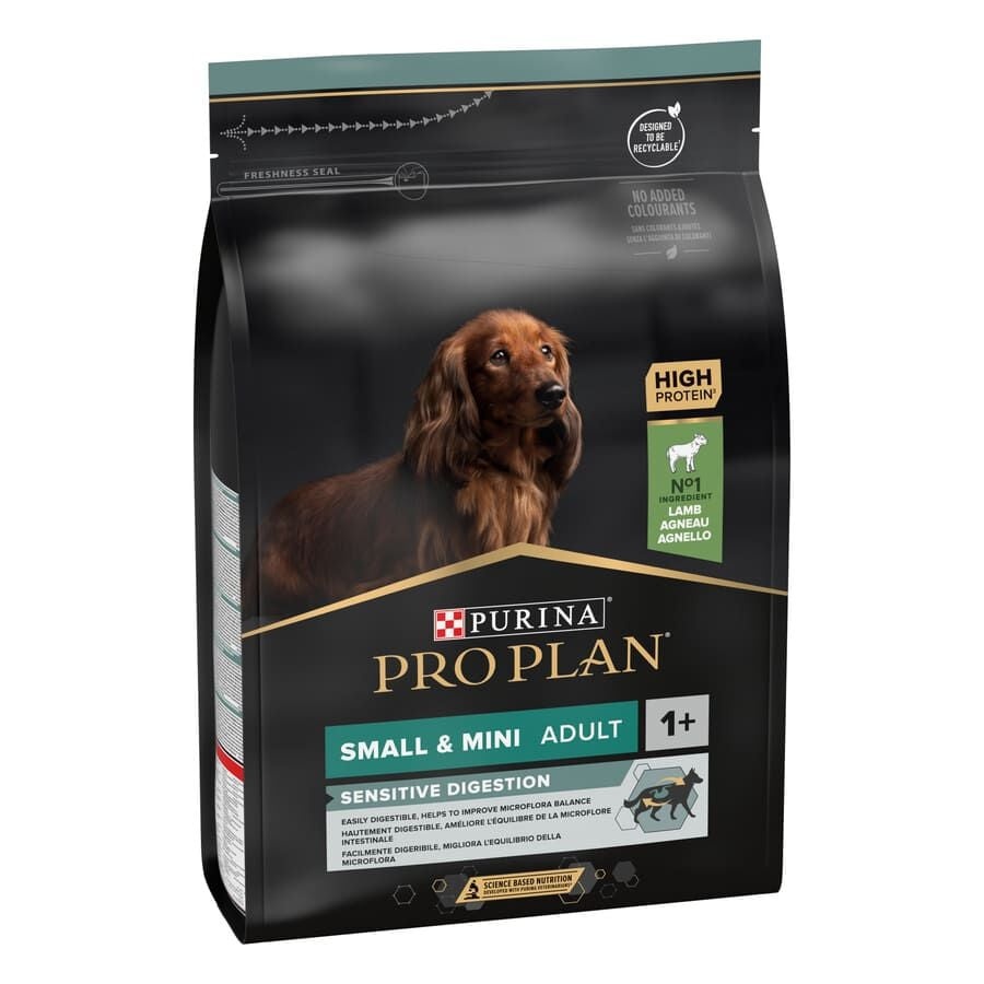 3 kg Pro Plan Adult Small y Mini Digestión Cordero pienso para perros