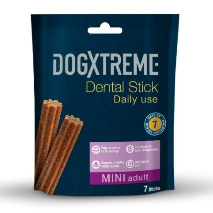 7 barritas Dogxtreme Adult Mini Snacks Dentales para perros