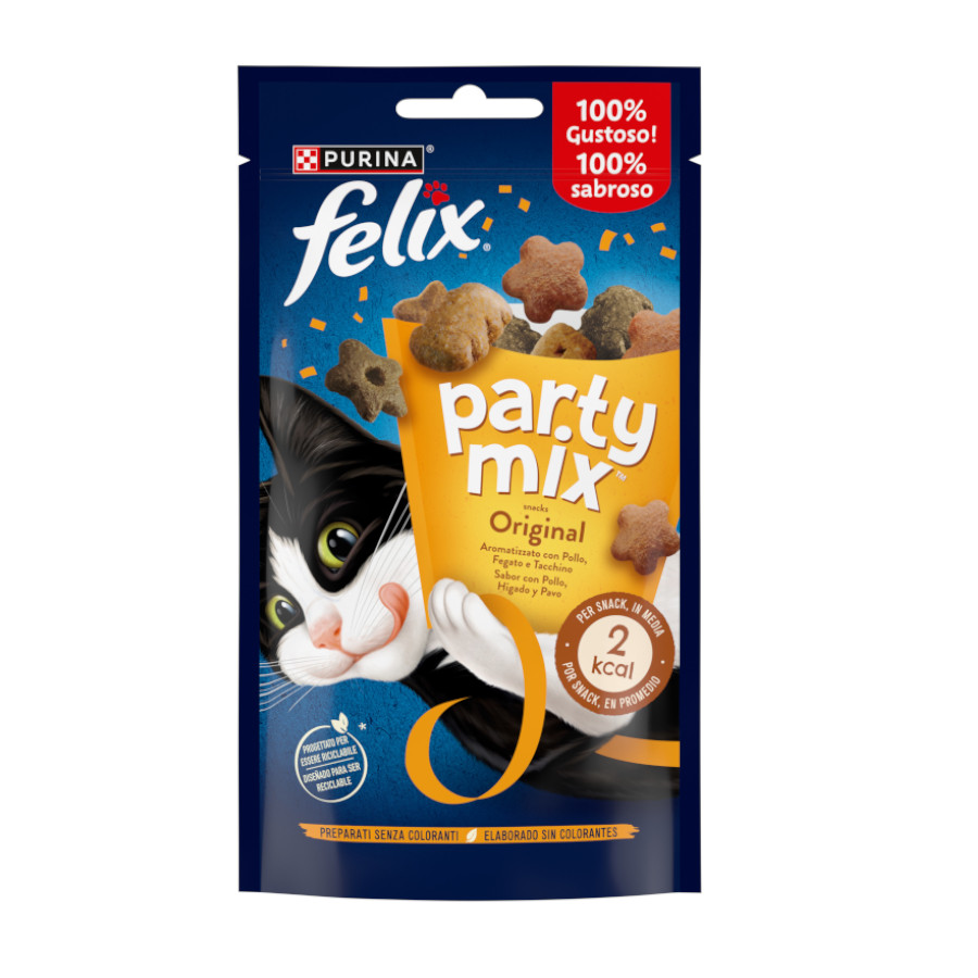 60 g Felix Party Mix Original Bocaditos para gatos