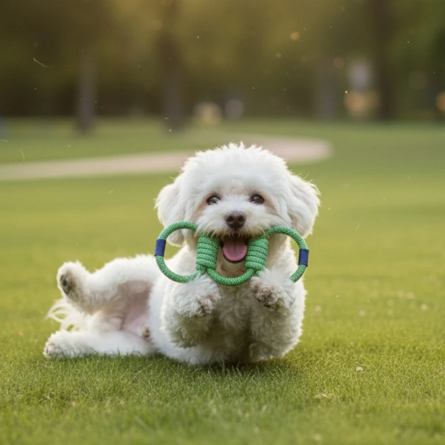 Tootoy! Mordedor de Cuerda Triple para perros