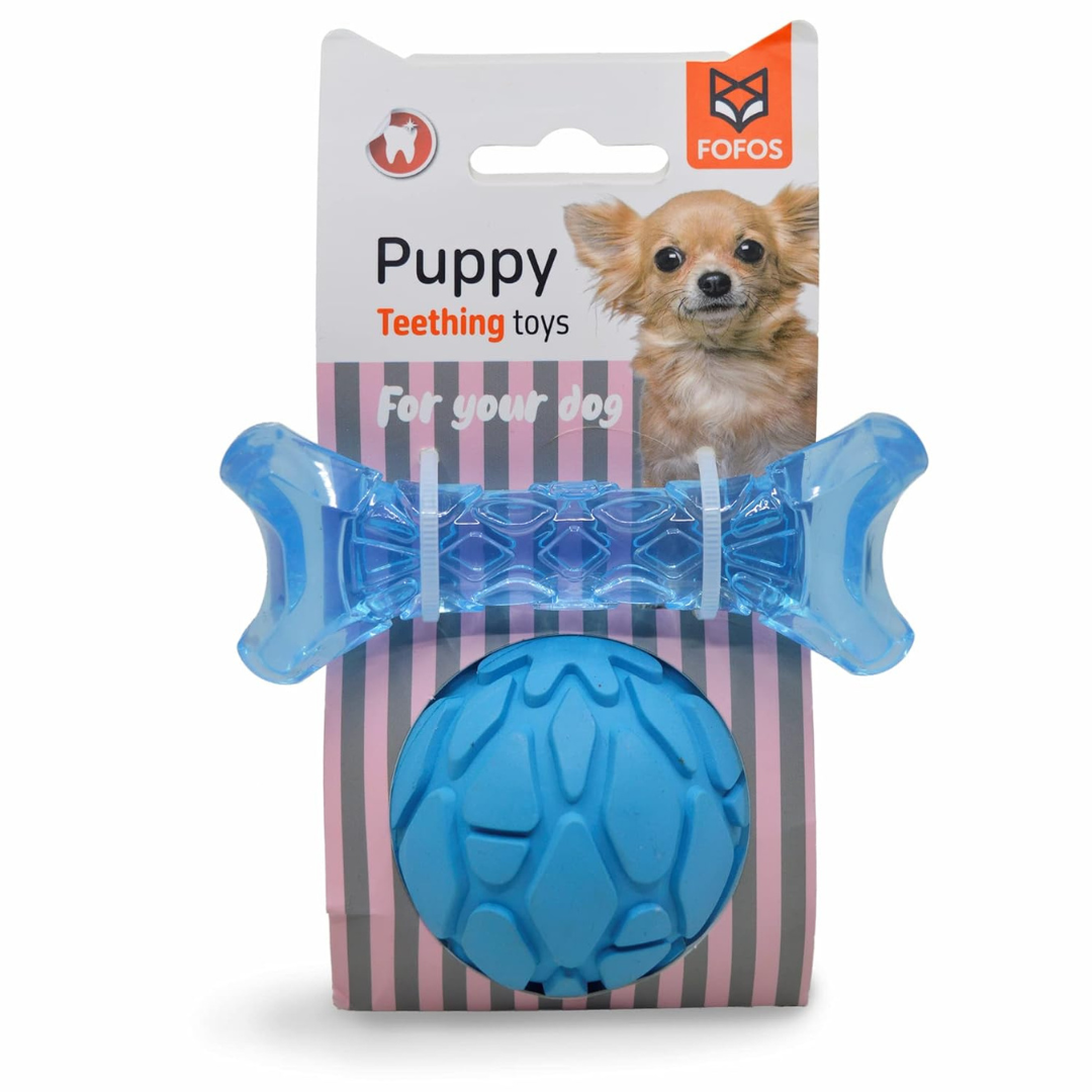 FOFOS | Hueso y Pelota (Azul) – Para Perro