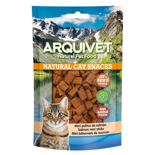 Natural Cat Snacks Mini palitos Arquivet para gatos sabor Salmón, , large image number null