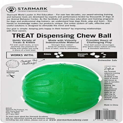Pelota Treat Dispensing Chew color Verde, , large image number null