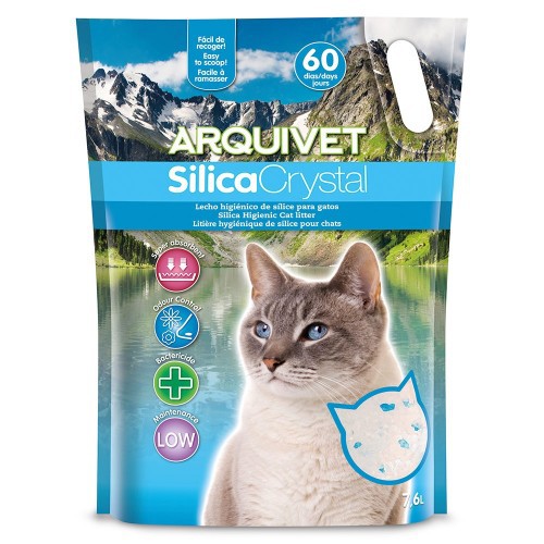 Lecho Silica Crystal para gatos olor Neutro, , large image number null