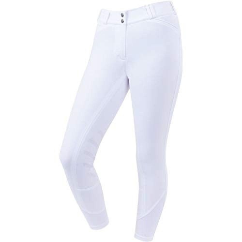 Pantalón de equitación con parches de gel para mujer color Blanco, , large image number null