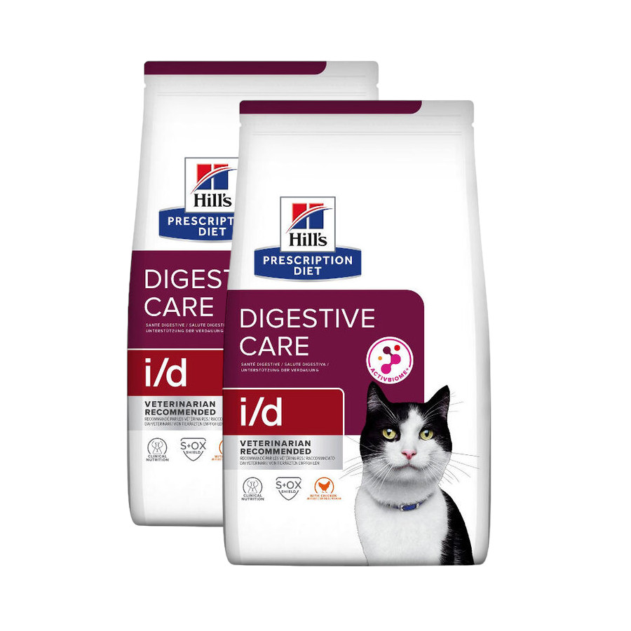 2 x 3 kg Hill’s Prescription Diet Digestive Care i/d Pollo pienso para gatos ¡Pack ahorro!