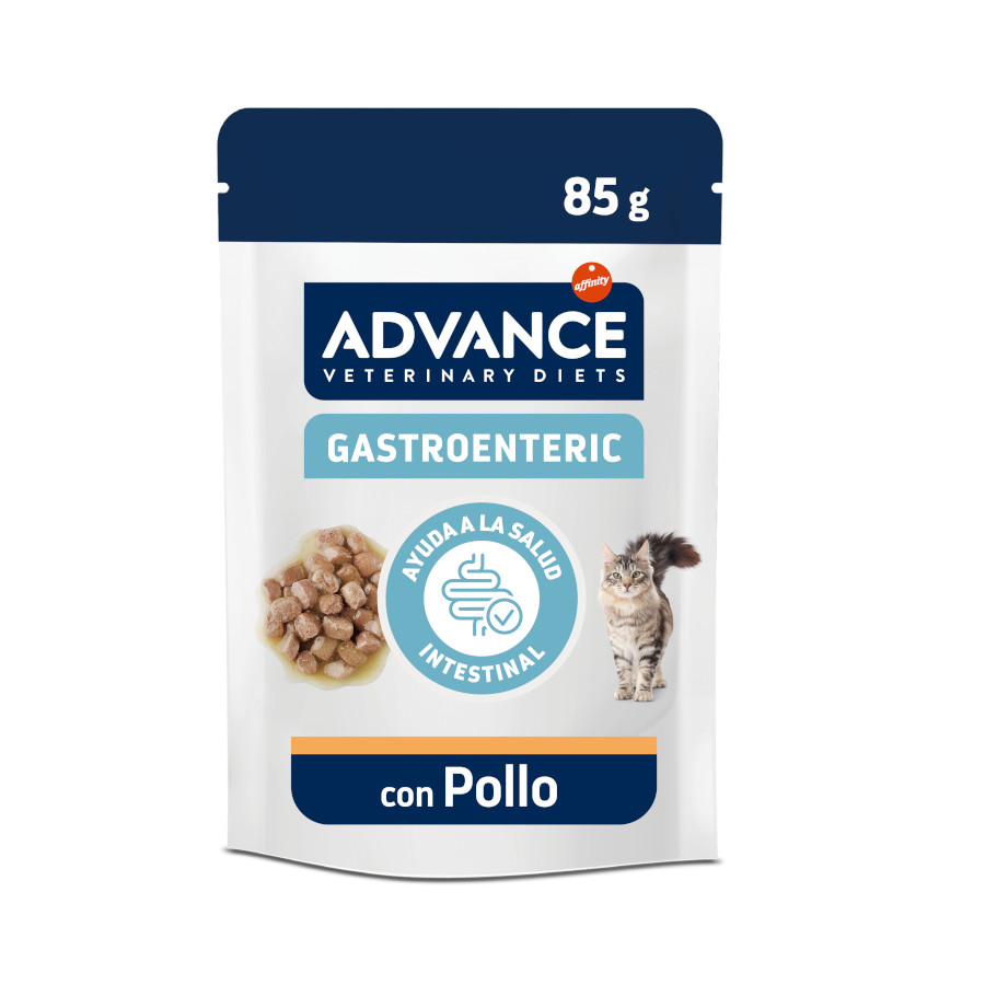 24 sobres x 85 g Advance Gastroenteric Pollo sobre para gatos ¡Pack ahorro!