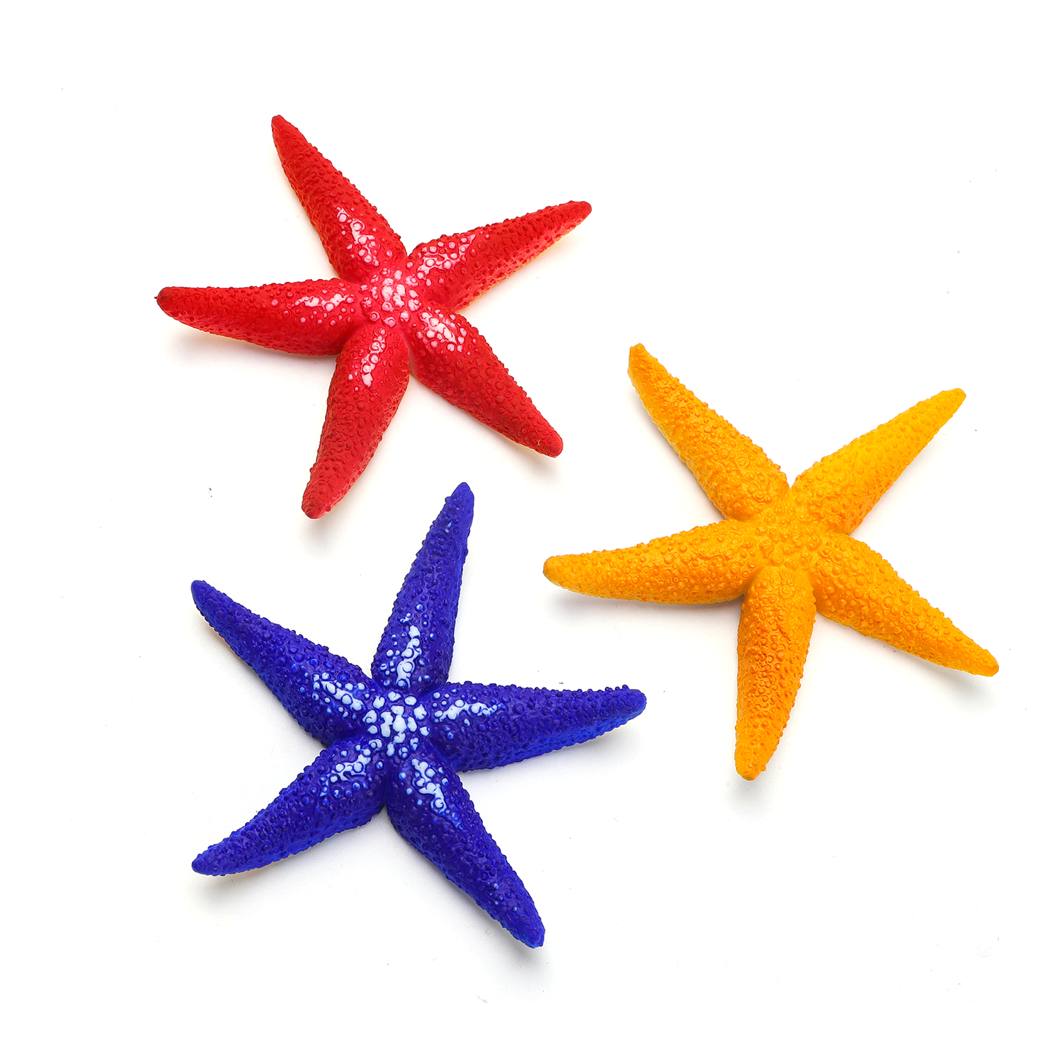 Nobleza - 3 Piezas Adornos para Acuarios Decoración del Acuario Estrella de Mar Artificial, Decoración de Pecera, Estrella de Mar Fluorescente |