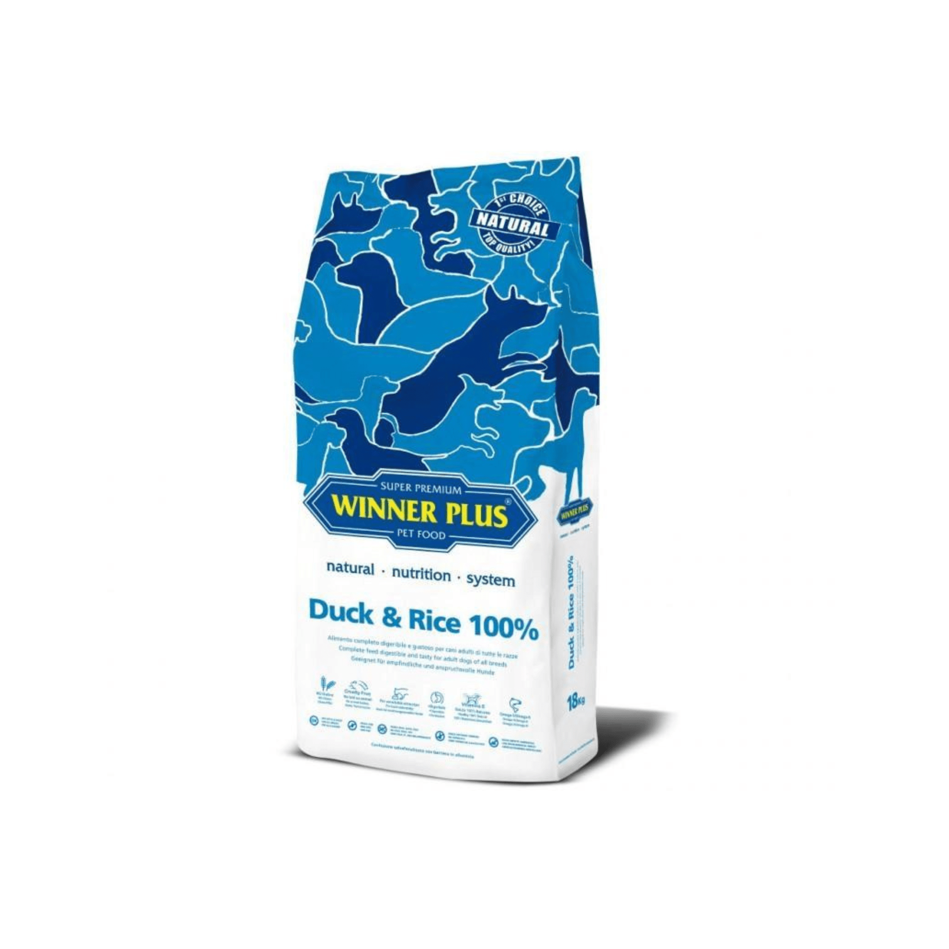Winner Plus Pienso Monoproteico De Pato Y Arroz Para Perros Adultos 18 Kg