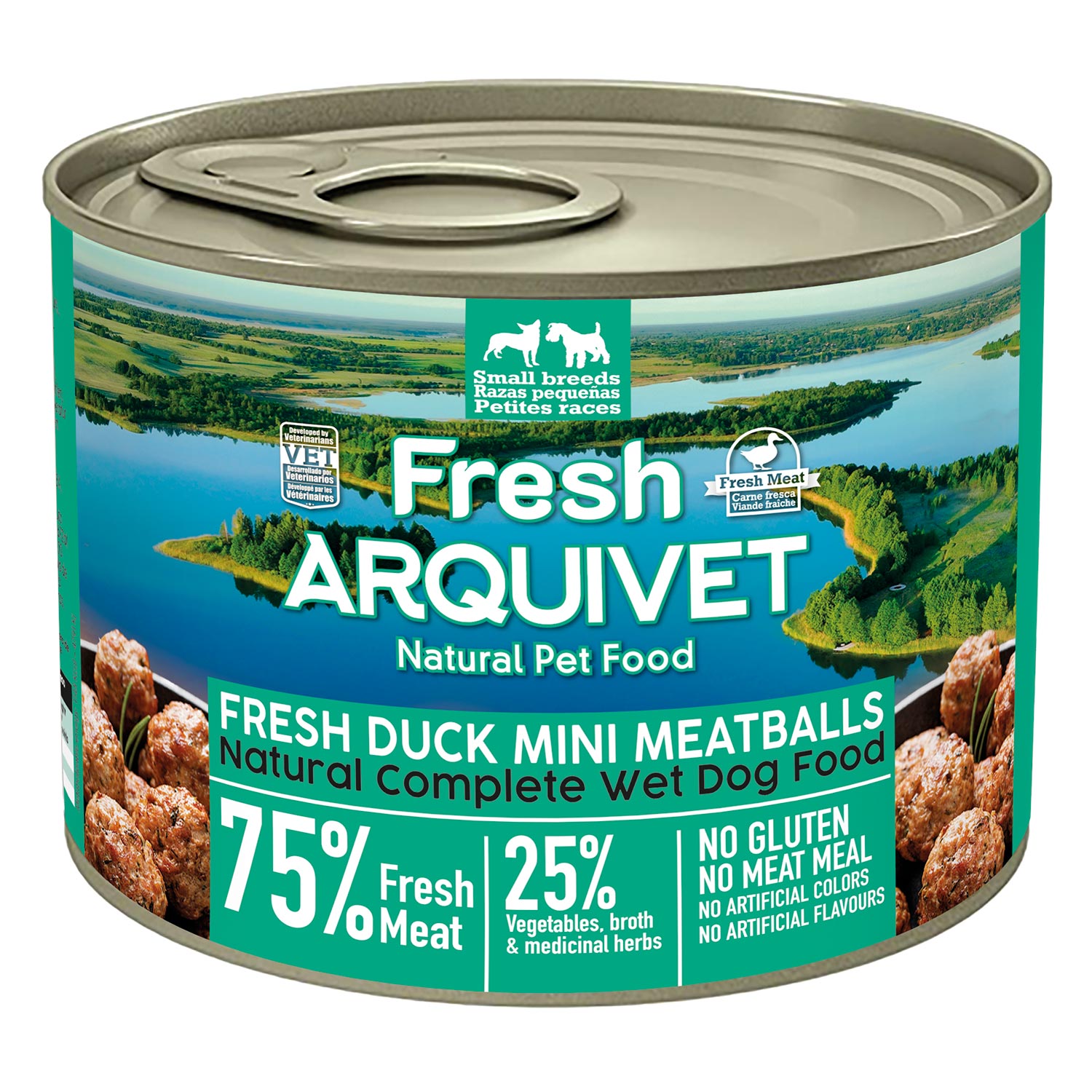 PACK 6 unidades Arquivet  Fresh MINI Duck Meatballs 200gr
