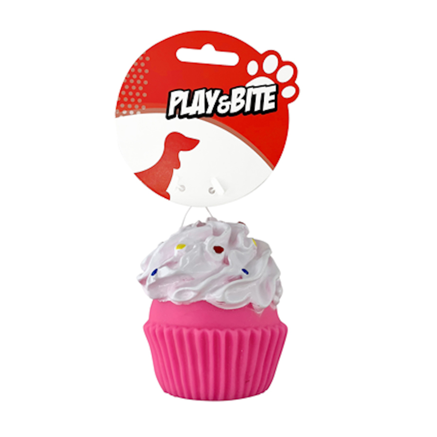 Play&Bite Cupcake de juguete para perros, , large image number null
