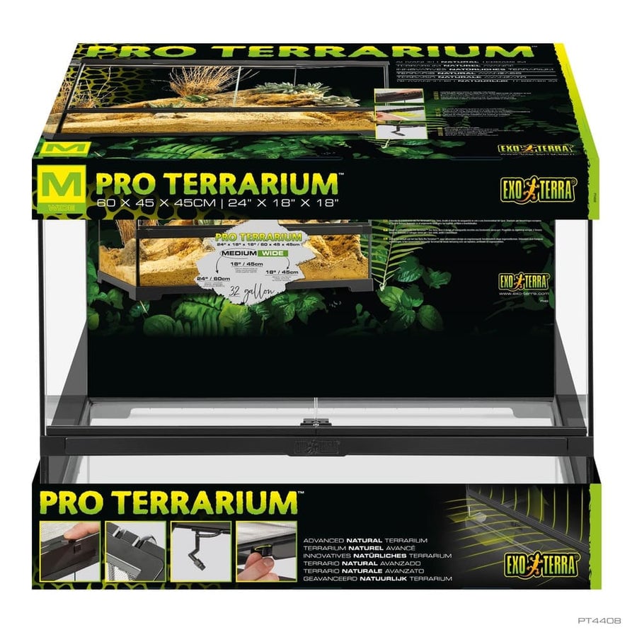Exo Terra – Pro Terrarium-M,60x45x30cm-LOW