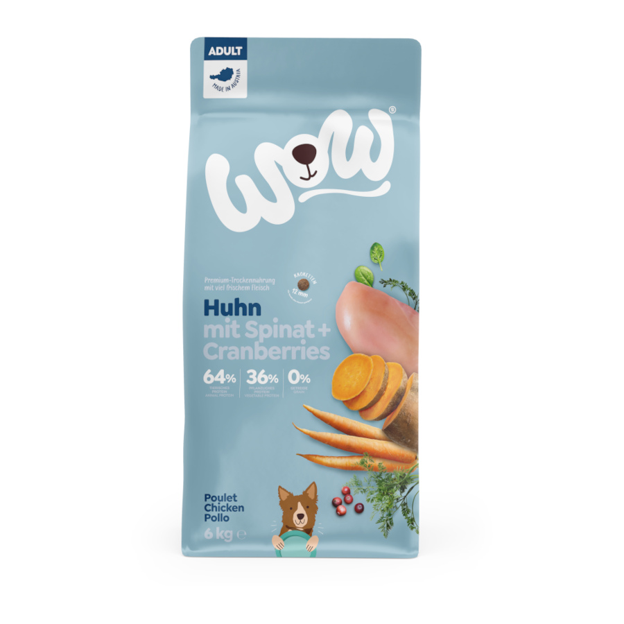 6 kg Wow Adulto Pollo pienso para perros