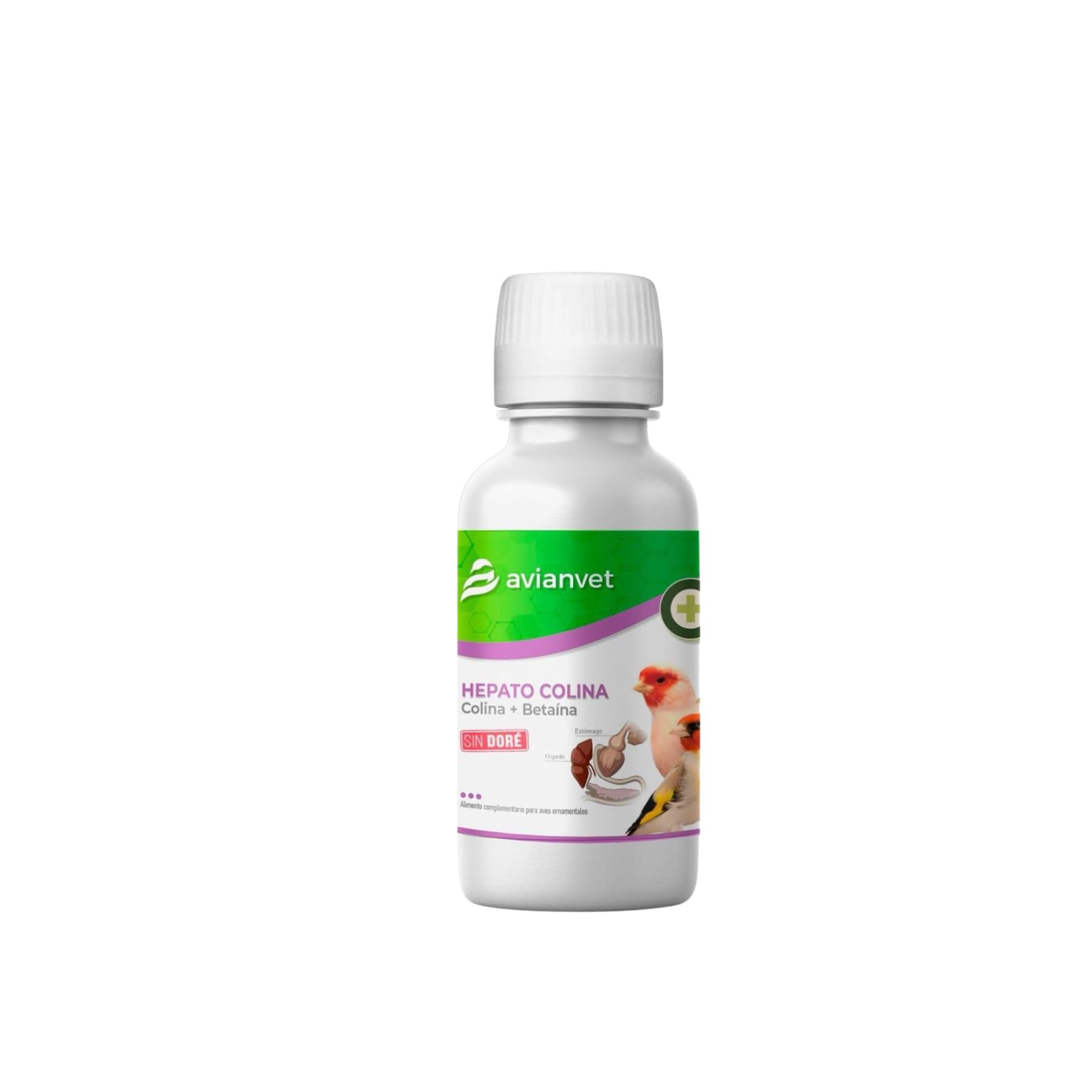 Avianvet Vitamina Hepatocolina Suplemento para aves (200 ml)