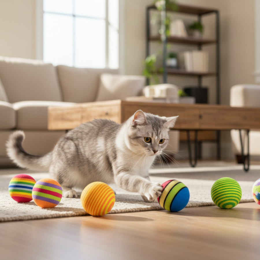 Tootoy! Pelotas de Colores para gatos