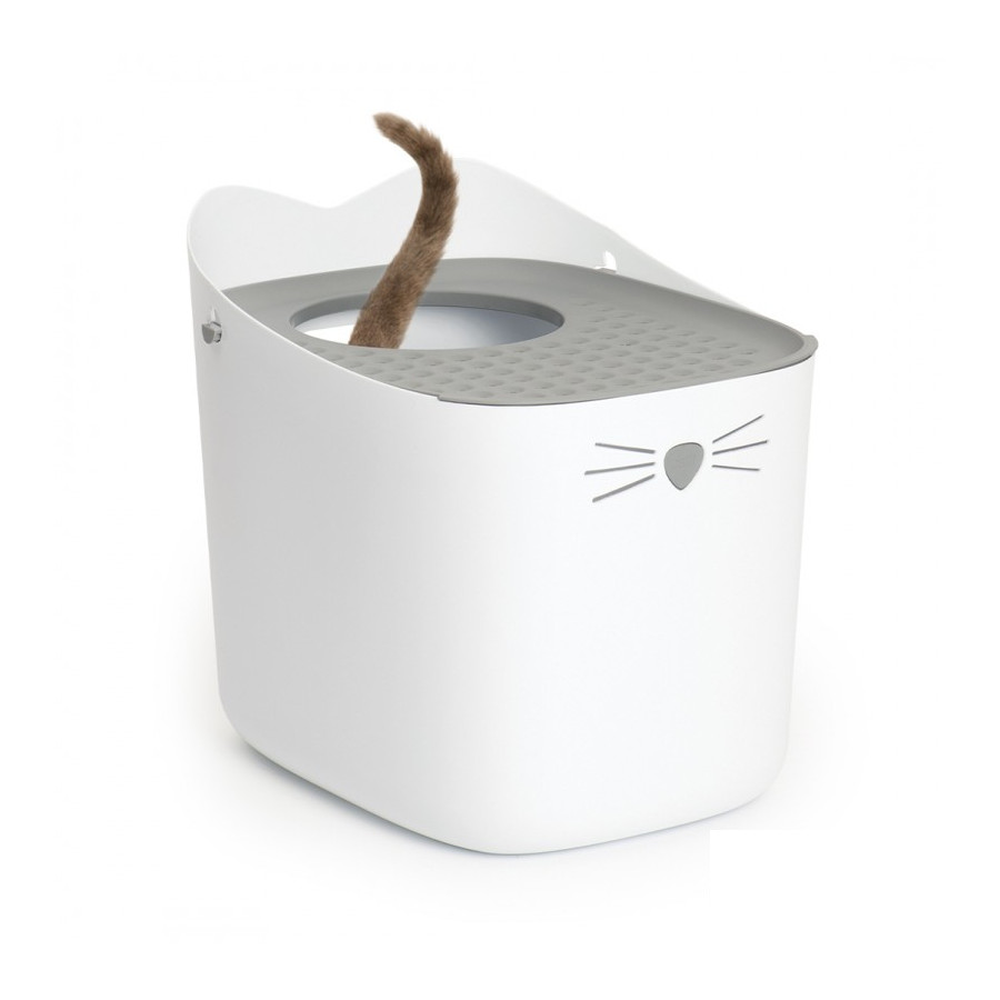 Arenero para gatos Catit Pixi, Blanco