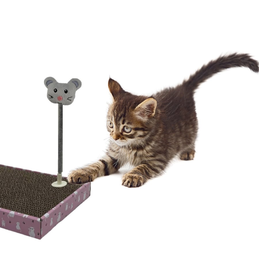 Leeby Babette juguete rascador ratón para gatos