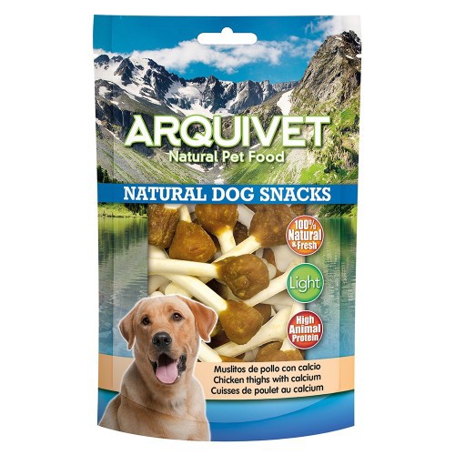 Snacks Muslitos Arquivet con calcio para perros sabor Pollo