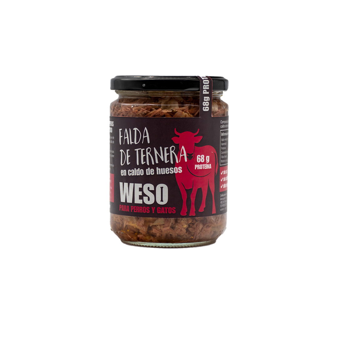 Caldo de Huesos de Ternera con Falda Desmenuzada – Suplemento de Proteína