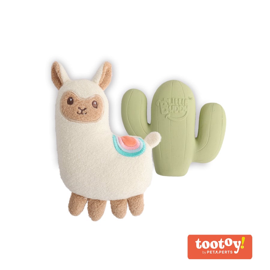 Tootoy! Puppy Llama Set de juguetes para cachorros