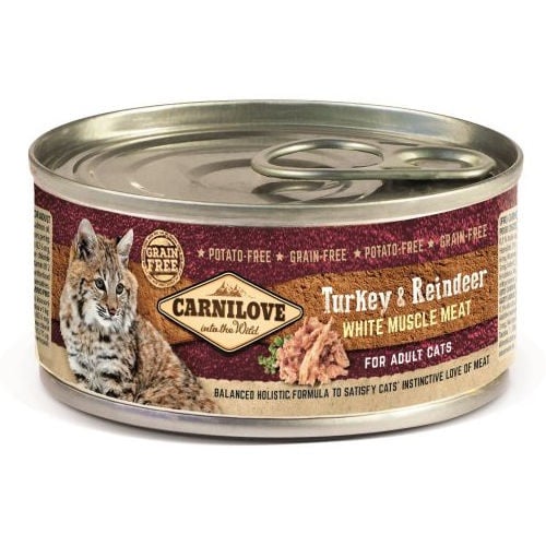 100 g Carnilove Adult Pavo y Venado lata para gatos
