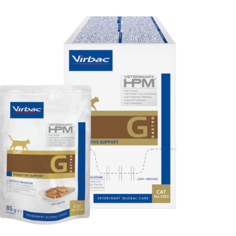 Imagen de Virbac Veterinary HPM Gastro Comida húmeda para Gatos