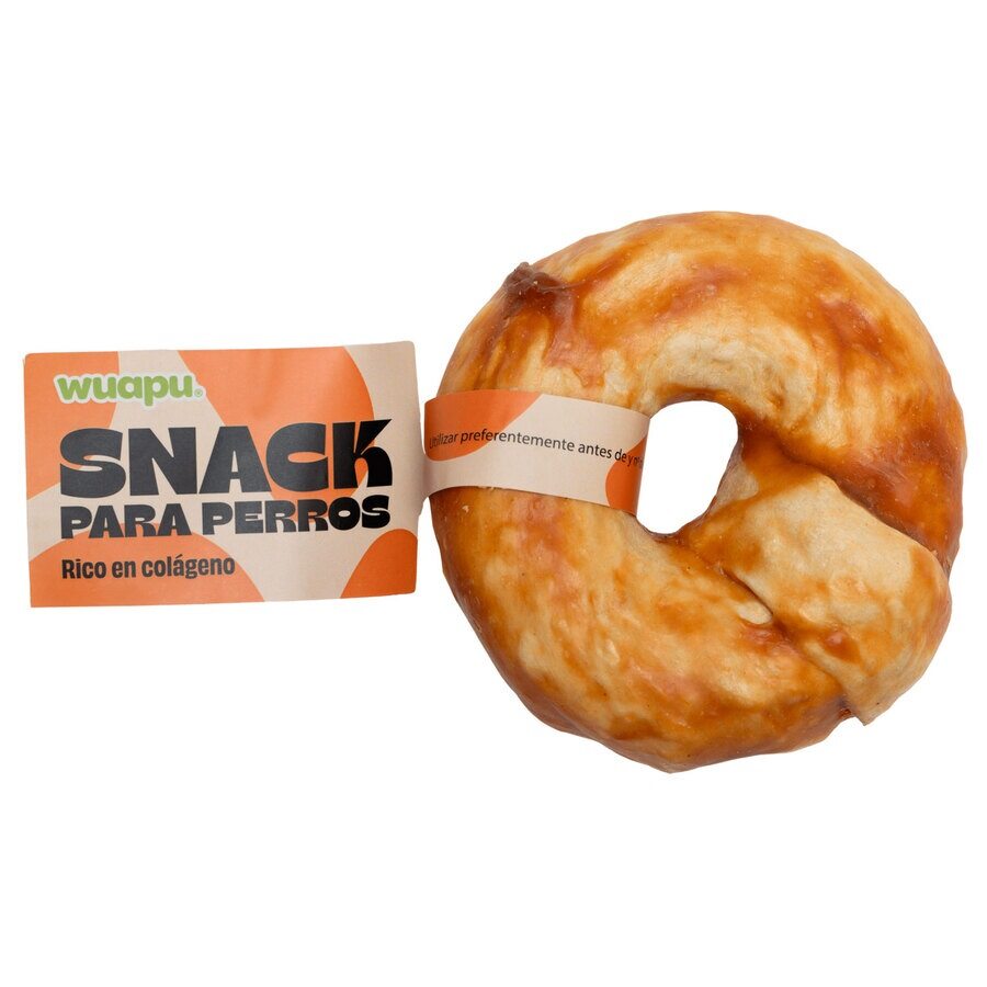 WUAPU SNACK POLLO C/COLAGENO DONUT 70gr aprox