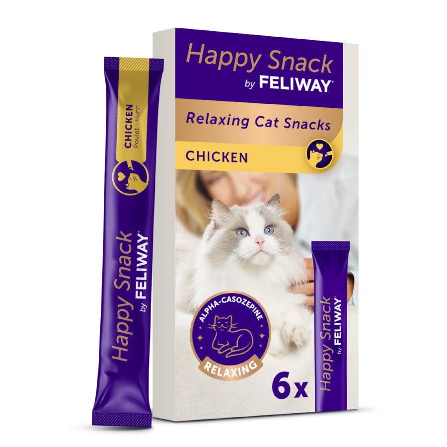 Feliway Happy Snack Relajante Pollo para gatos - Pack
