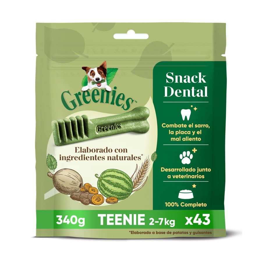 Greenies Teenie Snacks Dentales Naturales para perros toy