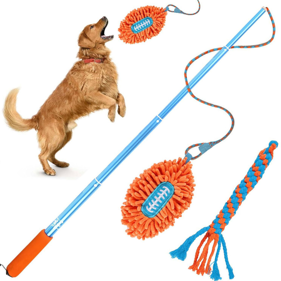All For Paws Wow Play Juguete Poste para perros