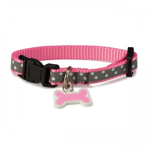 Collar reflectante para perros color Rosa, , large image number null