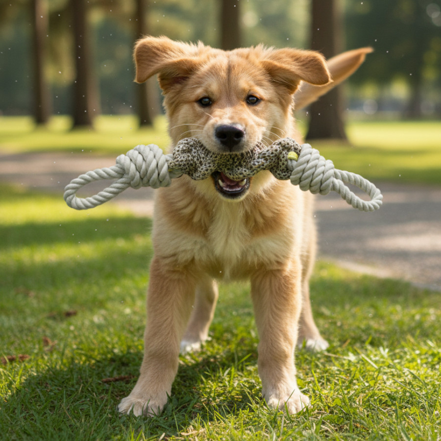 Tootoy! Mordedor de Cuerda con Nudos para perros