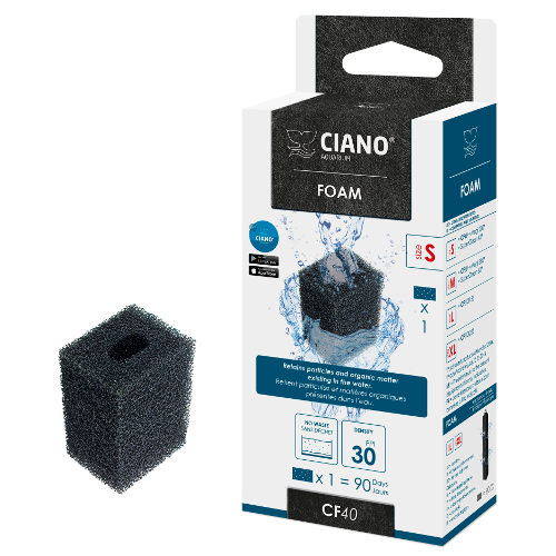 Ciano Foam S CF40 cartucho filtro para acuario image number null
