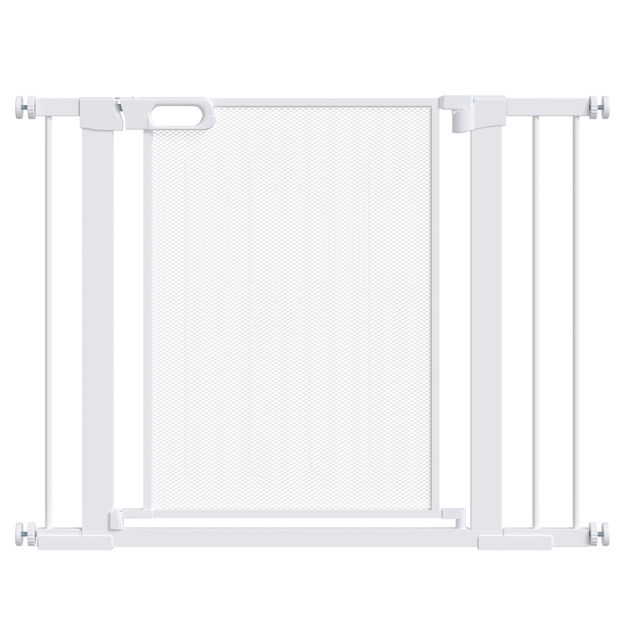PawHut Barrera de Seguridad Blanco