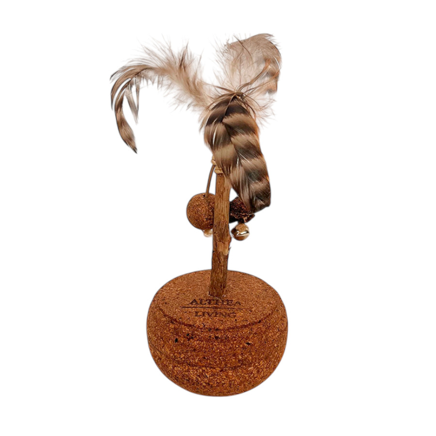 Althea Living – Juguete para gatos Vela, corcho natural