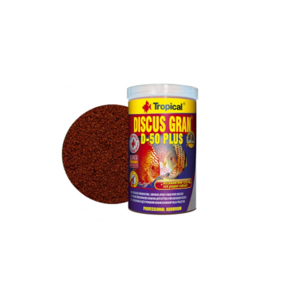 Tropical Discus Gran D- Comida Granulada para peces discos
