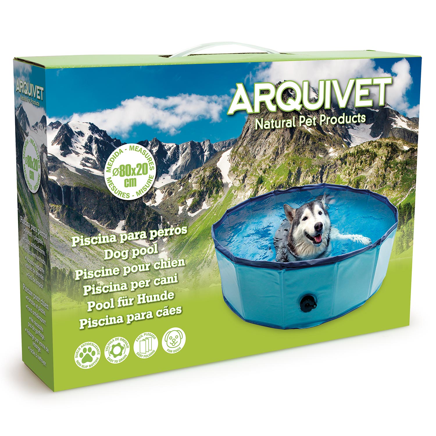 Piscina para Perros – ø80 x 20 cm.