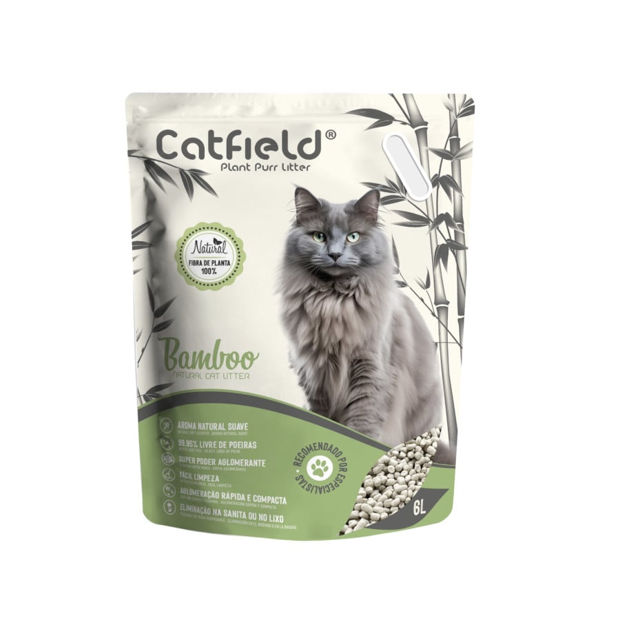 Catfield Arena Bambú Aglomerante Natural para gatos