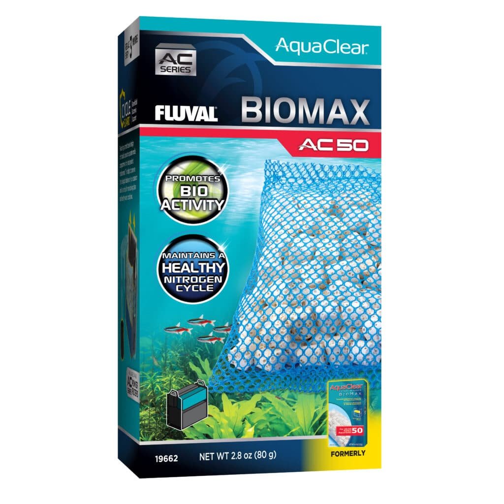 Carga Biomax para filtro mochila para acuario Fluval AquaClear AC50,1pc