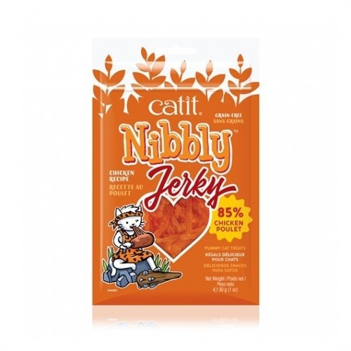 Snack Nibbly Jerky para gatos sabor Pollo, , large image number null