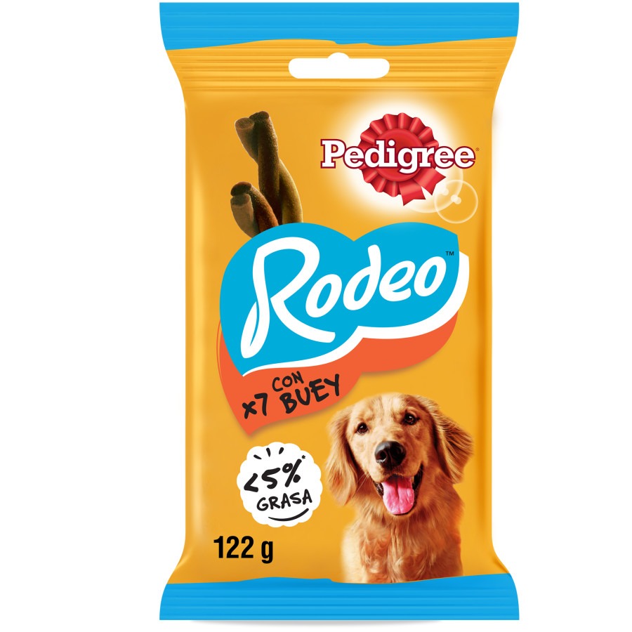 7 barritas Pedigree Rodeo Snack Buey para Perros
