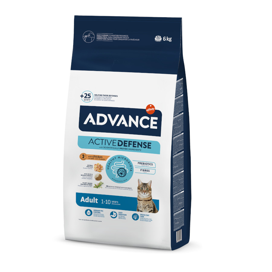 6 kg Advance Adult Pollo y Arroz para gatos