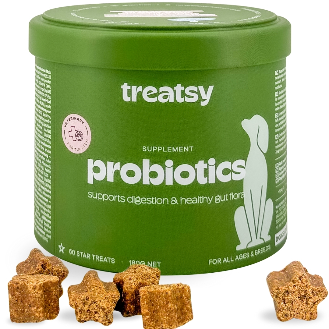Treatsy Complemento Alimenticio – Probióticos para Perros