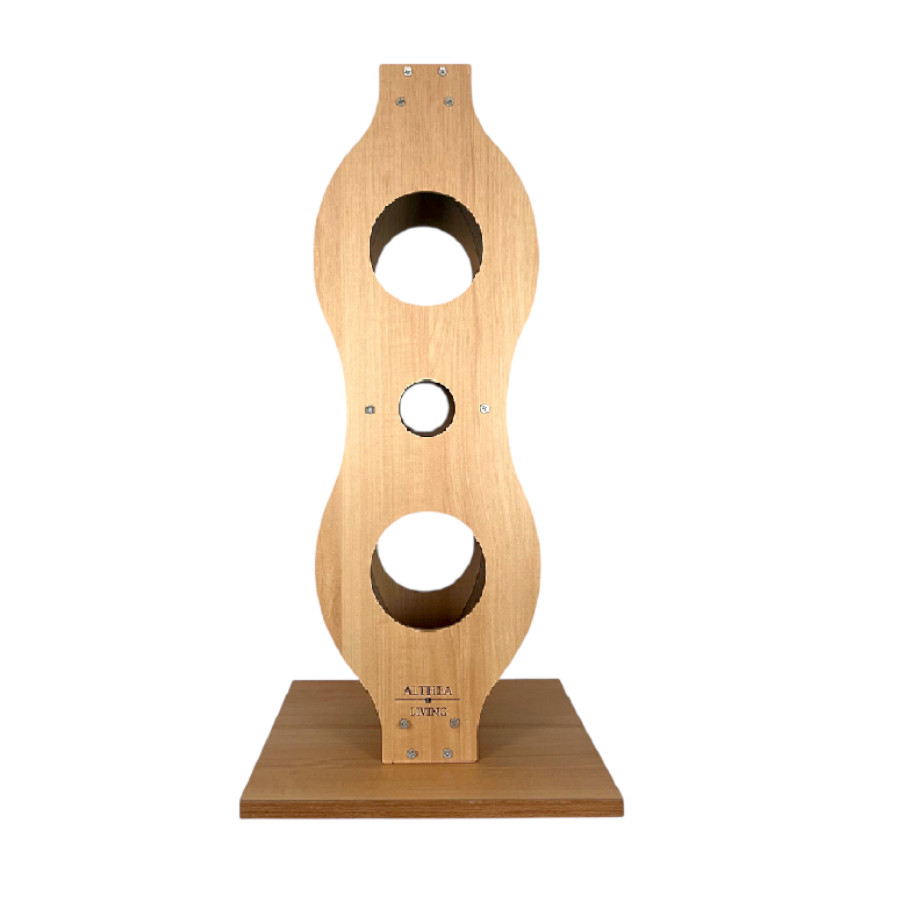 Althea Living – Torre Rascadora Océano, madera y cartón corrugado