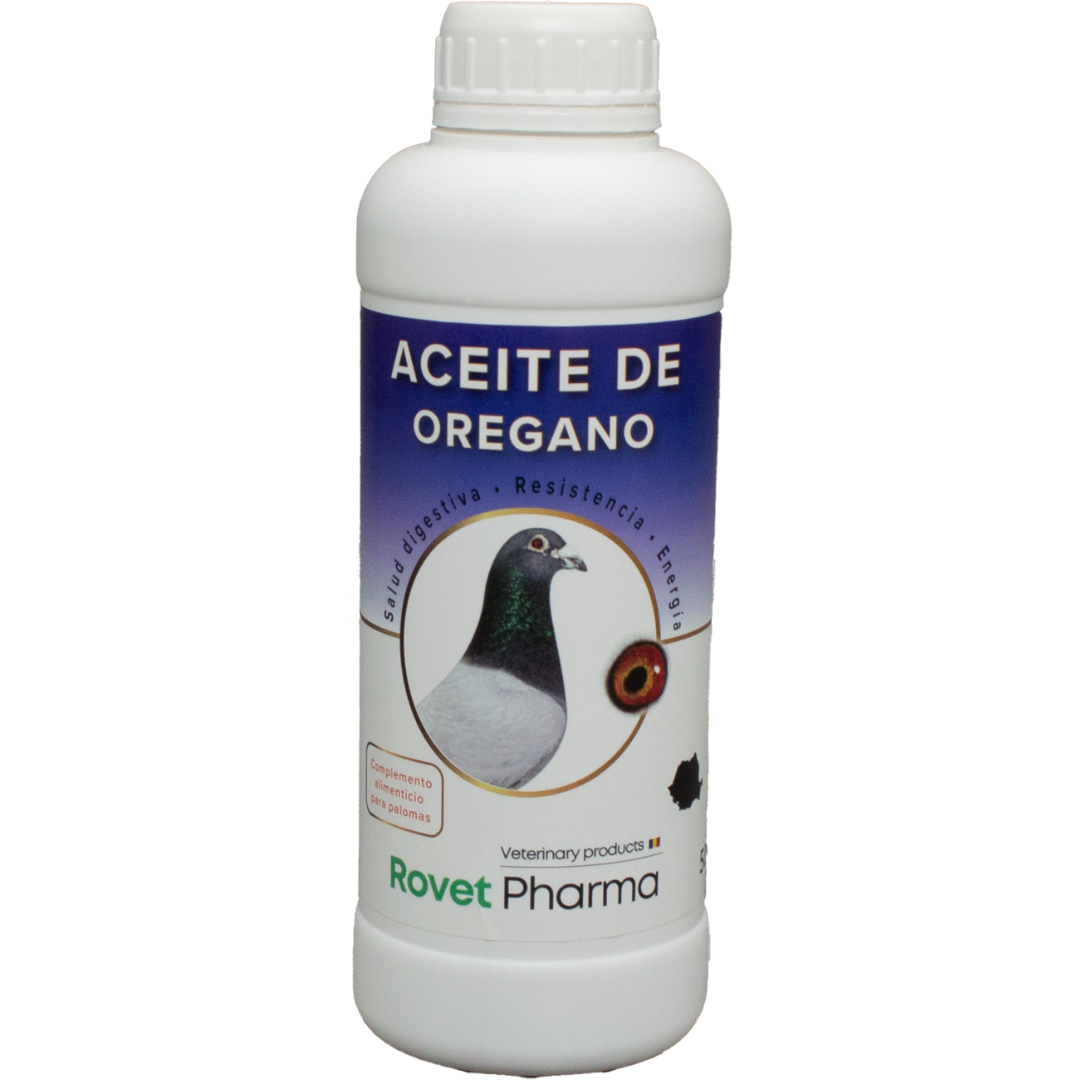 Aceite de Orégano para Palomas 500 ml – Salud Digestiva, Resistencia y Energía